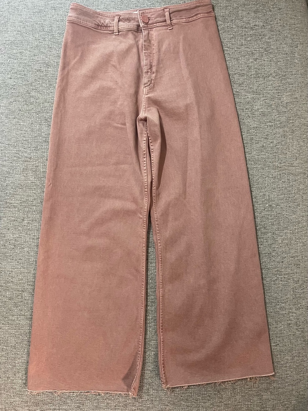 Zara Marine Dusty Rose/Mauve High-Rise Jeans